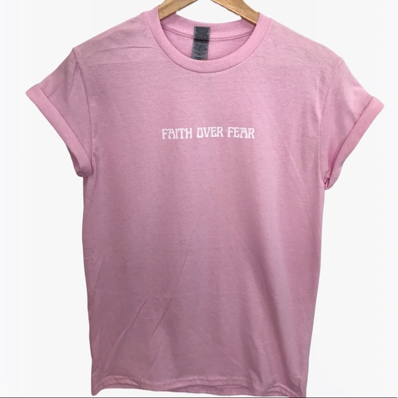 FAITH OVER FEAR Unisex Adult 100% Cotton T-Shirts - Various - Picture 6 of 9
